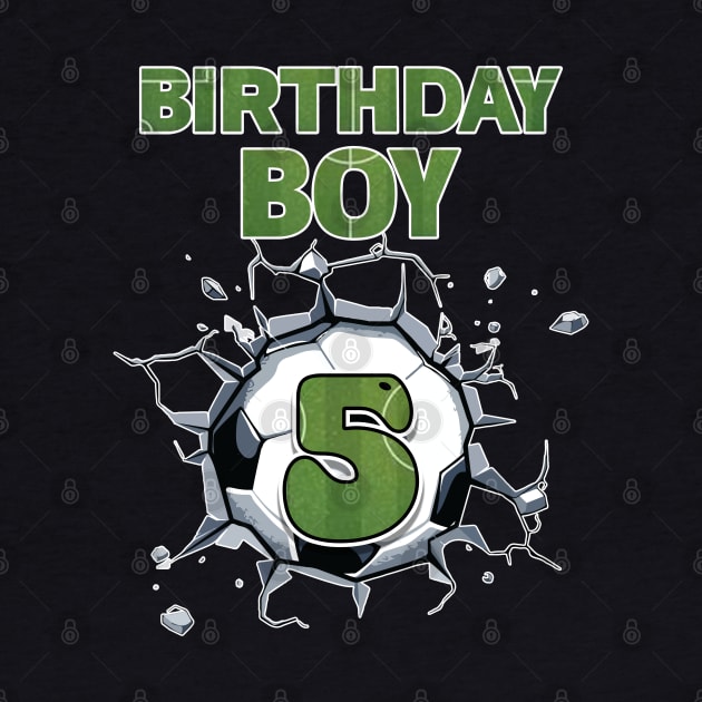 5th Birthday Boys Soccer player Gift For Boys Kids toddlers by tearbytea